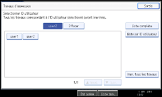 Illustration de l'&eacute;cran du panneau de commande