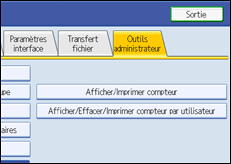 Illustration de l'&eacute;cran du panneau de commande