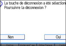 Illustration de l'&eacute;cran du panneau de commande.