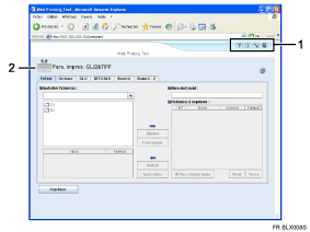 Illustration écran d'application numérotée