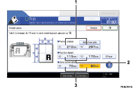 Illustration avec l&eacute;gende num&eacute;rot&eacute;e du panneau de commande