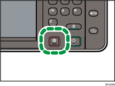 Illustration de la touche Stop