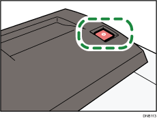 Illustration de la touche Arrêt scanner
