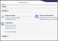 Illustration de l'écran Application