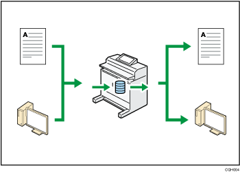 Illustration de l'utilisation de documents stockés