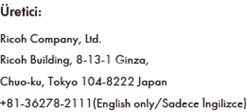 Illustration de l'adresse RICOH