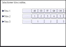 Illustration de l'écran du panneau de commande