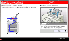 Illustration de l'écran du panneau de commande