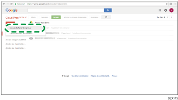 Illustration de la page du navigateur Web