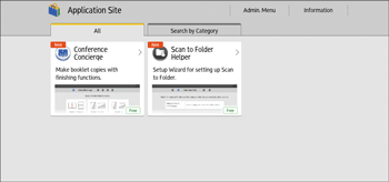 Illustration de l'écran du panneau de commande