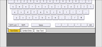 Illustration de l'écran du panneau de commande
