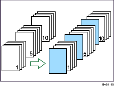 Illustration d'interfoliage