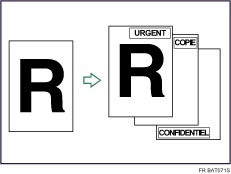 Illustration de tampon pr&eacute;d&eacute;fini