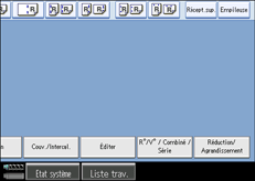 Illustration de l'&eacute;cran du panneau de commande.
