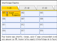Illustration de l'&eacute;cran du panneau de commande.