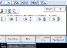Illustration de l'&eacute;cran du panneau de commande.