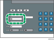 Illustration de la touche Serveur de documents.