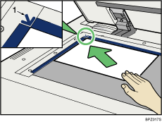 Illustration de la vitre d'exposition