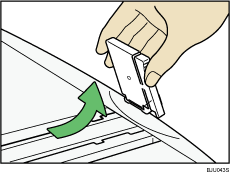 Illustration du guide arrière