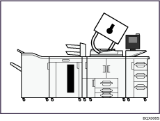 Illustration de l'administration de l'appareil / protection des documents