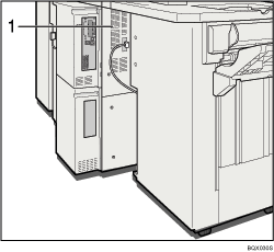 Illustration de l'unit&eacute; principale avec num&eacute;rotation