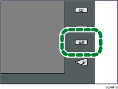 Illustration de la touche S&eacute;lection de la langue