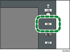 Illustration de la touche Connexion/Déconnexion