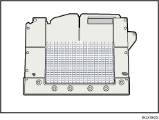 Illustration de la cartouche de spirales de reliure