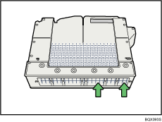 Illustration de la cartouche de spirales de reliure
