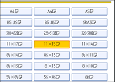 Illustration de l'écran du panneau de commande.