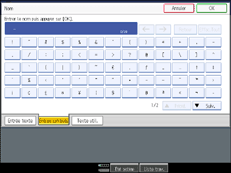 Illustration de l'&eacute;cran du panneau de commande.