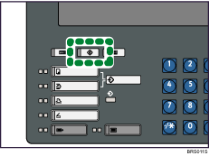 Illustration de la touche Outils utilisateur