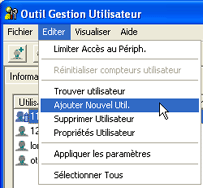 Illustration d'écran de l'application