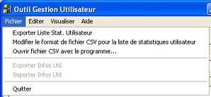 Illustration d'écran de l'application