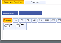 Illustration de l'&eacute;cran du panneau de commande