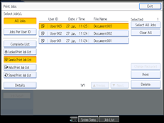 Illustration du panneau de commande