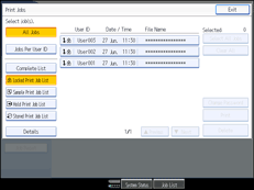 Illustration du panneau de commande