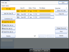 Illustration du panneau de commande