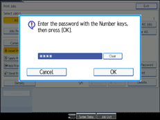 Illustration du panneau de commande