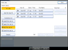 Illustration du panneau de commande