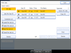 Illustration du panneau de commande