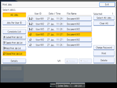 Illustration du panneau de commande