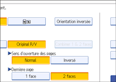 Illustration de l'écran du panneau de commande