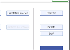 Illustration de l'&eacute;cran du panneau de commande