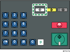 Illustration de la touche &Eacute;cran simplifi&eacute;