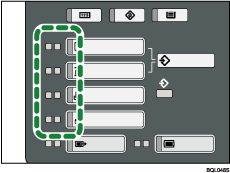 Illustration de la touche de fonction